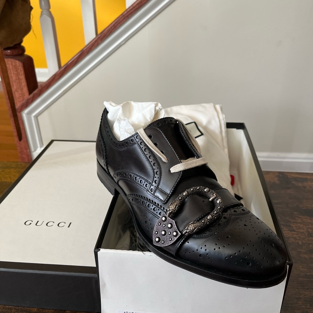 Gucci Men's Queercore Brogue Shoes